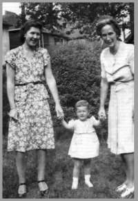 Anna with daughter, Helen, and mother-in-law, Helen