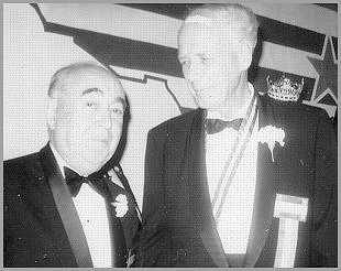 Joe Sr. with Charles Lindbergh